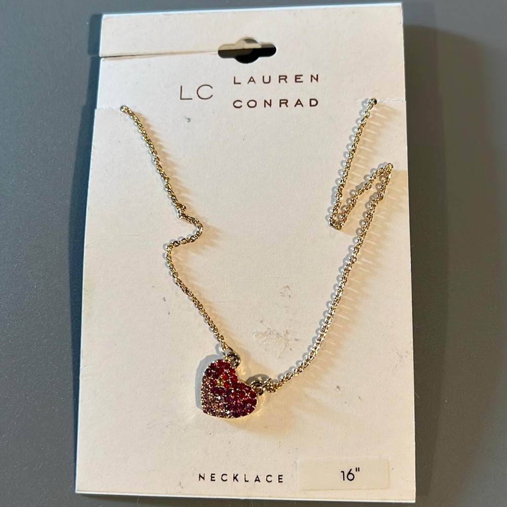 Heart necklace new